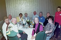  Ron Murray, Bonnie [Foote] Murray, Irwin Colbrandt, Diane [Wormell] Colbrandt, Ann [Rasmussen] Juul, Ole Juul, MaryLou [Dreyer] Merriam, Lucky Murphy, Joan [Gatter] Mumma, Ruth [Gaughran] Yates, Lorraine [DeNicole] Roberts