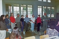  Dan Spence with the reunion committee