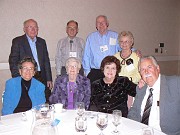  Standing: Ole Juul, Ken Green, Ron Murray, Bonnie [Foote] Murray ~~~ Sitting: Diane [Wormell] Colbrandt, Ann [Rasmussen] Juul, Jean [Scott] Clemons, Clyde Clemons