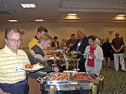  Everyone filling their brunch plates