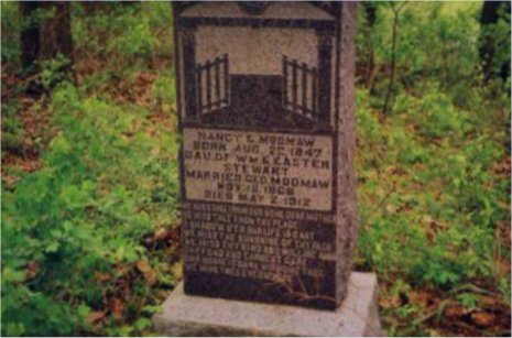 Nancy Moomaw's headstone