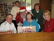  Marlin Olsen, Joan Mumma, Santa, Bev Olsen, Melinda Zepponi, & Pat Shirley