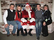  Bruce Hooverr, Stephanie Hoover, Santa, Travis Hoover, Janet Hoover