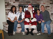  Ivette MacLean, Trevor MacLean, Santa, Karyna MacLean & Ross MacLean