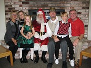  Sandy MacLean, Tricia Dausses, Grace Dausses, Santa, Sherman Dausses, Gavin Dausses & Bruce MacLean