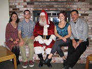  Cheri Salamanca, Kyle Fuhrer, Santa, Elizabeth Salamanca, Adriano Salamanca