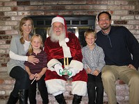  Santa with Tricia, Grace, Gavin & Sherman Dausses